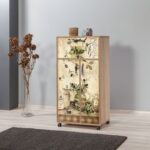 Έπιπλο εισόδου Multi μελαμίνη sonoma oak χρώμα 60x36x116cm ed1493