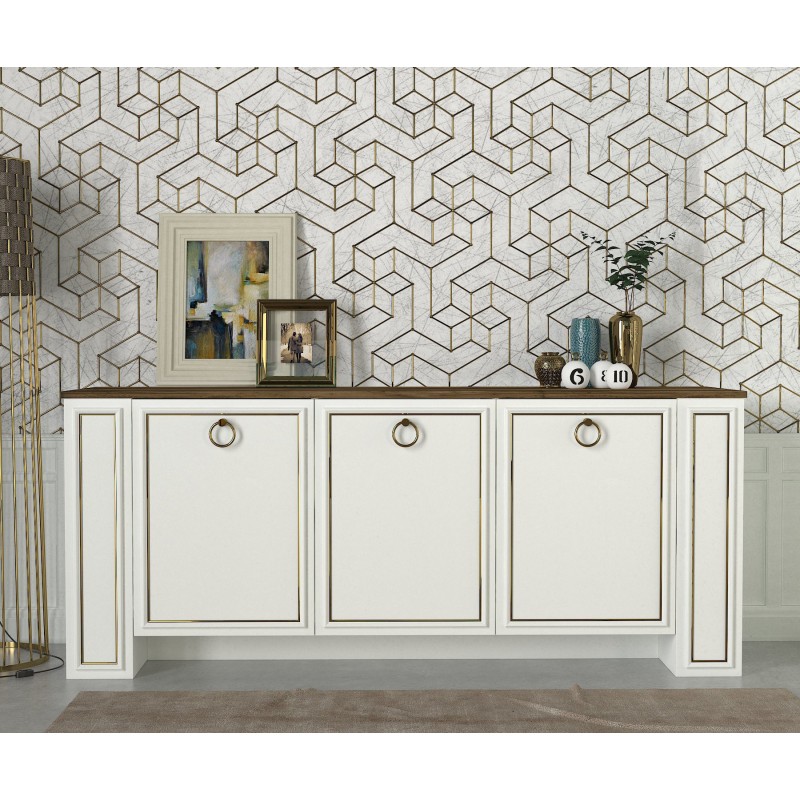 1494_0-800x800 Μπουφέ Refle 180x45x76cm μελαμίνη ed1494 - Image 1