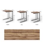 Σετ βοηθητικά τραπεζάκια Rea μαύρο χρώμα μέταλλο 44x40x55cm ed1501 - Image 2