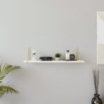 Ραφιέρα Gelsen χρυσό άσπρο μελαμίνη 60x15εκ ed15073 - Image 5