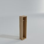 Ντουλάπι μπάνιου Braun δρυς μελαμίνη 25x9x100εκ ed15074 - Image 4