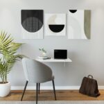 Γραφείο Parete 96x40cm μελαμίνη λευκό ed15076 - Image 5