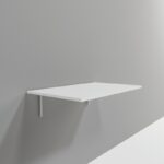 Γραφείο Parete 96x40cm μελαμίνη λευκό ed15076 - Image 4