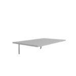 Γραφείο Parete 96x40cm μελαμίνη λευκό ed15076 - Image 3