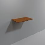 Γραφείο Parete 96x40cm μελαμίνη καρυδί ed15077 - Image 3