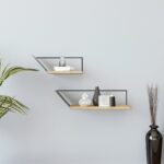 Ραφιέρα Essen δρυς μαύρο 70x20x20εκ ed15082 - Image 5