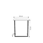 Βοηθητικό τραπέζι Landshut 60x40x73cm ed15087 - Image 2