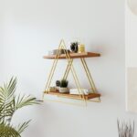 Ραφιέρα τοίχου Aachen 42x38x16cm μελαμίνη ed15088