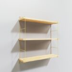 Ραφιέρα Bochum χρυσό δρυς μελαμίνη μεταλλικά πόδια 60x18x60εκ ed15091 - Image 4