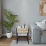 Σετ 3τεμ τραπέζια σαλονιού Wismar μελαμίνη μέταλλο 35x50x60cm ed15096 - Image 5