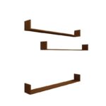 Ραφιέρα Kauf καρυδί μελαμίνη 120x20εκ ed15099 - Image 3