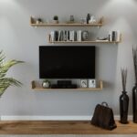 Ραφιέρα Kempten δρυς μελαμίνη 120x20εκ ed15100 - Image 5