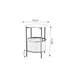 Βοηθητικό τραπέζι Pasa 43x43x60cm ed15103 - Image 2