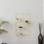 Ραφιέρα Dusburg χρυσό δρυς μελαμίνη 80x20x120εκ ed15113 - Image 5