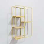 Ραφιέρα Dusburg χρυσό δρυς μελαμίνη 80x20x120εκ ed15113 - Image 4