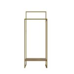 Ντουλάπα Kolen χρυσό καρυδί μελαμίνη 80x35x170εκ ed15115 - Image 3