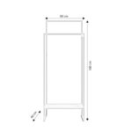 Ντουλάπα Kolen χρυσό καρυδί μελαμίνη 80x35x170εκ ed15115 - Image 2