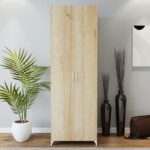 Ντουλάπα Augsburg δρυς μελαμίνη 80x40x177εκ ed15125 - Image 5