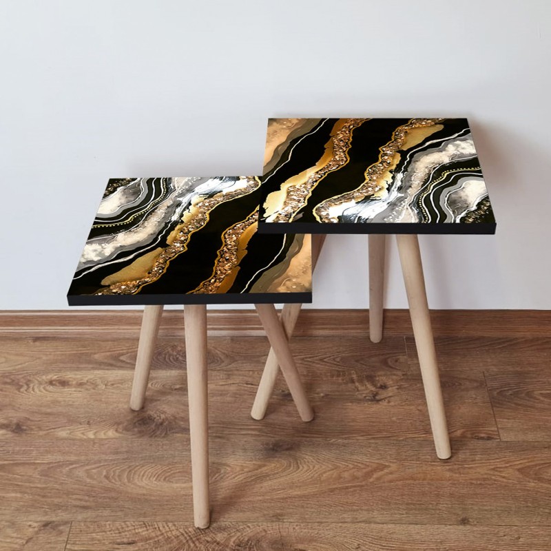 15141_0-800x800 Set τραπεζάκια σαλονιού Colorato 35x35x47cm ed15141 - Image 1