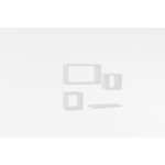 Ράφι τοίχου Babi άσπρη μελαμίνη 24x15x44cm ed1514 - Image 3