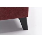 Γωνιακός καναπές Efia κεραμιδί 300x202x78cm ed1520 - Image 5