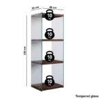 Βιβλιοθήκη Ree καρυδί πεύκο 40x35x120εκ ed1532 - Image 2