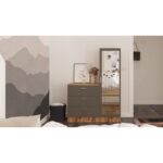 Ντουλάπι Cic atlantic pine ανθρακί μελαμίνη 60x45x72εκ ed1564 - Image 5