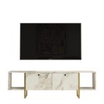 Έπιπλο τηλεόρασης Vega 160x40x47 6cm μελαμίνη ed15864 - Image 3