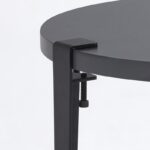 Τραπεζάκι σαλονιού Frati ανθρακί μαύρο 60x45cm ed15878 - Image 3