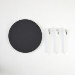 Τραπεζάκι σαλονιού Frati ανθρακί άσπρο 60x45cm ed15881 - Image 4