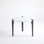 Τραπεζάκι σαλονιού Frati άσπρο μαύρο 60x45cm ed15883 - Image 5