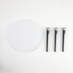 Τραπεζάκι σαλονιού Frati άσπρο μαύρο 60x45cm ed15883 - Image 4