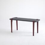 Σκαμπό Khalkeus ανθρακί κόκκινο μελαμίνη 90x30x45εκ ed15894 - Image 5