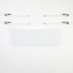 Σκαμπό Khalkeus άσπρο μελαμίνη 90x30x45εκ ed15898 - Image 4