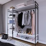 Ντουλάπα Trend άσπρο μελαμίνη 180x40x180εκ ed1591 - Image 2