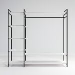 Ντουλάπα Trend άσπρο μελαμίνη 180x40x180εκ ed1591 - Image 4