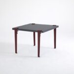 Τραπεζάκι σαλονιού Alichero ανθρακί κόκκινη μελαμίνη 60x45cm ed15921 - Image 5