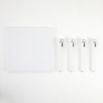 Τραπεζάκι σαλονιού Alichero άσπρη μελαμίνη 60x45cm ed15925 - Image 4