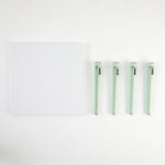 Τραπεζάκι σαλονιού Alichero άσπρη μέντα πράσινη μελαμίνη 60x45cm ed15928 - Image 4