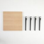 Τραπεζάκι σαλονιού Alichero wooden μαύρη μελαμίνη 60x45cm ed15930 - Image 4