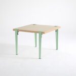 Τραπεζάκι σαλονιού Alichero wooden μέντα πράσινη μελαμίνη 60x45cm ed15932 - Image 5