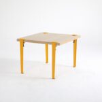 Τραπεζάκι σαλονιού Alichero wooden κίτρινη μελαμίνη 60x45cm ed15934 - Image 5