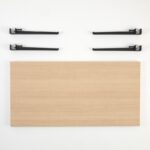 Τραπέζι σαλονιού Fonissa δρυς μελαμίνη μεταλλικά πόδια μαύρο 120x60x45εκ ed15988 - Image 4