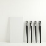 Τουαλέτα κρεβατοκάμαρας Elaea άσπρο μαύρο χρώμα 90x45x75cm ed15999 - Image 4