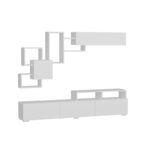 Έπιπλο τηλεόρασης Elit λευκό 210x36 8x46 8cm μελαμίνη ed159 - Image 3