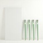 Τραπέζι δείπνου Eurotas άσπρο μέντα μελαμίνη 120x60x75εκ ed16013 - Image 4