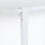 Τραπεζαρία Eurotas άσπρο μελαμίνη 120x60x75εκ ed16014 - Image 3