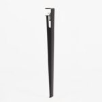 Τραπεζαρία Eurotas ανοιχτό καρυδί μαύρο μελαμίνη 120x60x75εκ ed16016 - Image 2