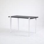 Γραφείο Eridanos ανθρακί λευκή μελαμίνη 120x60x75cm ed16024 - Image 5