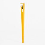 Γραφείο Eridanos λευκή κίτρινη μελαμίνη 120x60x75cm ed16030 - Image 2